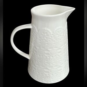 Nottingham Lace White 6 Inch Pitcher
